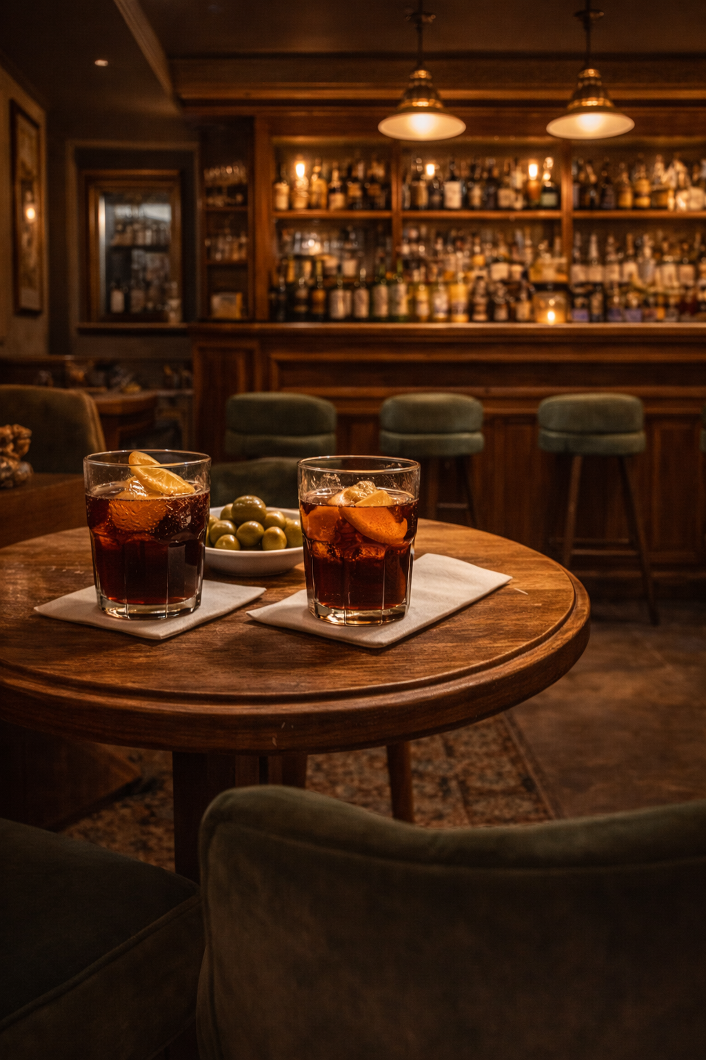 Vermut y aceitunas en La Favorita Valladolid